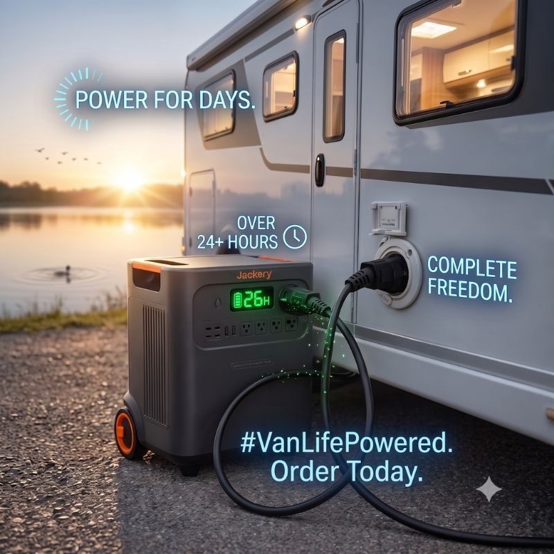 HomePower 3600 Plus inside closet supplying home backup
